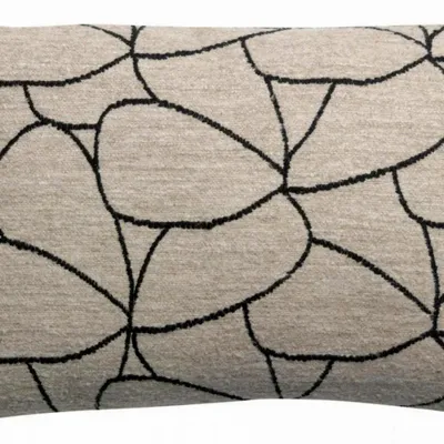 Coussins - Coussin Dany Blanc/noir 40 x 65 - MAISON VIVARAISE - SDE VIVARAISE WINKLER