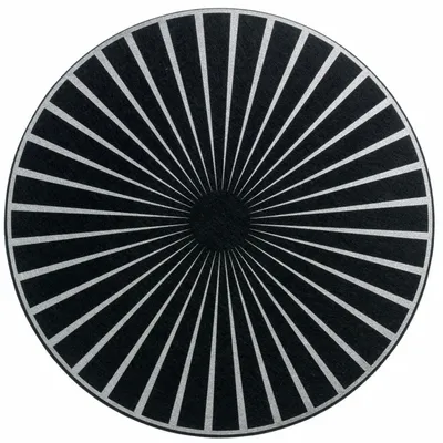 Sets de table - Set de table feutre Raini Noir/argent diamètre 40 cm - MAISON VIVARAISE - SDE VIVARAISE WINKLER