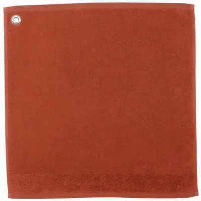 Ustensiles de cuisine - Essuie-mains oeillet Curl Terracotta 50 x 50 - MAISON VIVARAISE - SDE VIVARAISE WINKLER