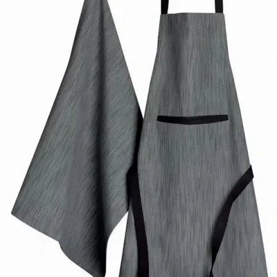 Dish towels - Kitchen Towel Organic Moana Ombre 50 X 70 - MAISON VIVARAISE - SDE VIVARAISE WINKLER