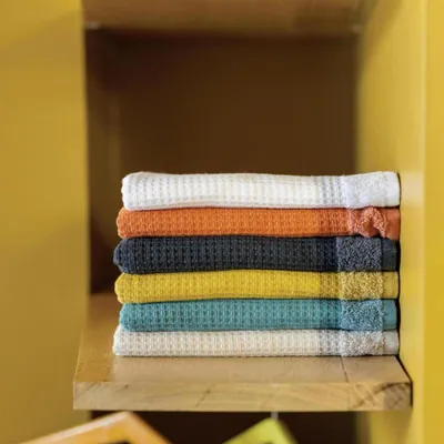 Bath towels - Recycled Abby Bath Towel Mirabelle 70 X 130 - MAISON VIVARAISE - SDE VIVARAISE WINKLER