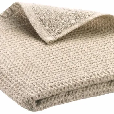 Serviettes de bain - Serviette de toilette recyclée Abby Naturel 50 x 100 - MAISON VIVARAISE - SDE VIVARAISE WINKLER