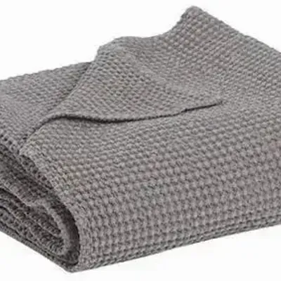 Throw blankets - Recycled Throw Maia Orage 140 X 200 - MAISON VIVARAISE - SDE VIVARAISE WINKLER