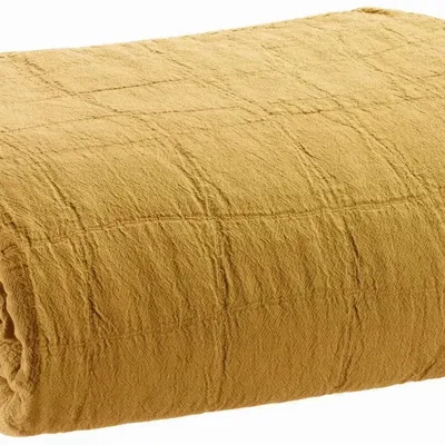 Bed linens - Recycled Bed Throw Titou Absynthe 260 X 260 - MAISON VIVARAISE - SDE VIVARAISE WINKLER