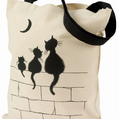 Bags and totes - Dubout 3 chats Bag Écru 40 X 35 - MAISON VIVARAISE - SDE VIVARAISE WINKLER