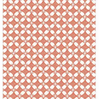 Dish towels - Recycled Tea Towel Fatou Corail 50 X 70 - MAISON VIVARAISE - SDE VIVARAISE WINKLER