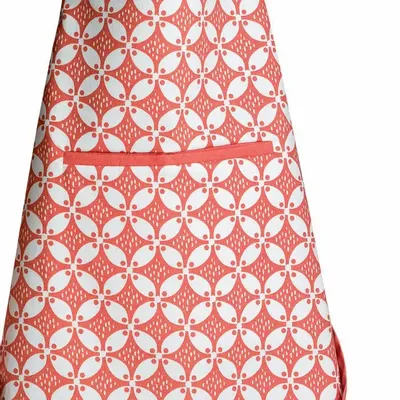 Tabliers de cuisine - Tablier de cuisine enduit Fatou recyclé Corail 72 x 85 - MAISON VIVARAISE - SDE VIVARAISE WINKLER
