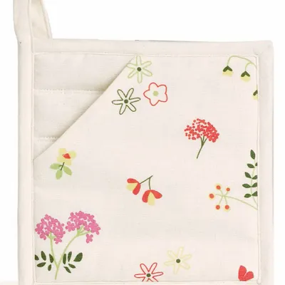 Maniques - Manique 2 en 1 Gardenia recyclé Ecru 20 x 20 - MAISON VIVARAISE - SDE VIVARAISE WINKLER