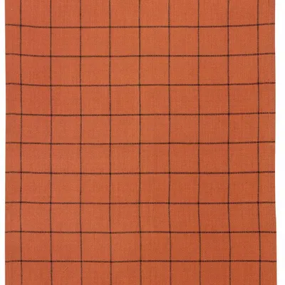 Torchons - Torchon Metis Kilia carreaux Brique 50 x 70 - MAISON VIVARAISE - SDE VIVARAISE WINKLER