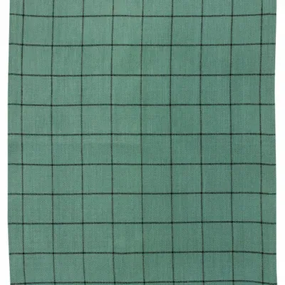 Torchons - Torchon Metis Kilia carreaux Vert de gris 50 x 70 - MAISON VIVARAISE - SDE VIVARAISE WINKLER