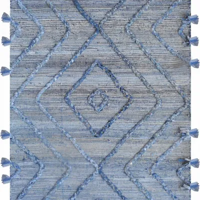 Rugs - Rug Worgan Denim Bleu/Ivoire 160 X 230 - MAISON VIVARAISE - SDE VIVARAISE WINKLER