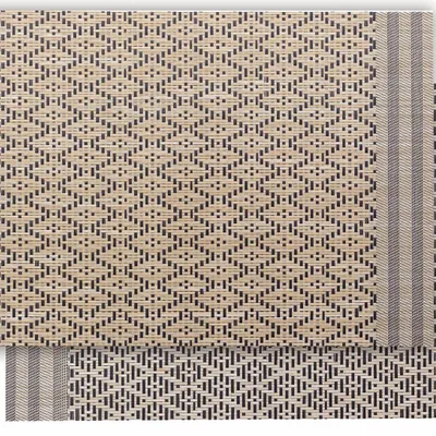 Nappes - Set de table Kadra Naturel/noir 33 x 45 - MAISON VIVARAISE - SDE VIVARAISE WINKLER