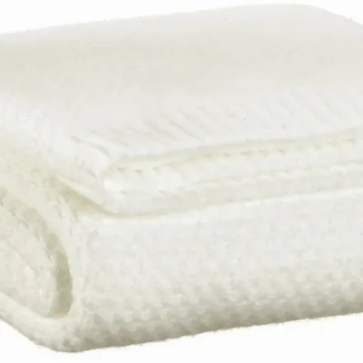 Plaids - Plaid tricot recyclé Danilo Neige 130 x 160 - MAISON VIVARAISE - SDE VIVARAISE WINKLER