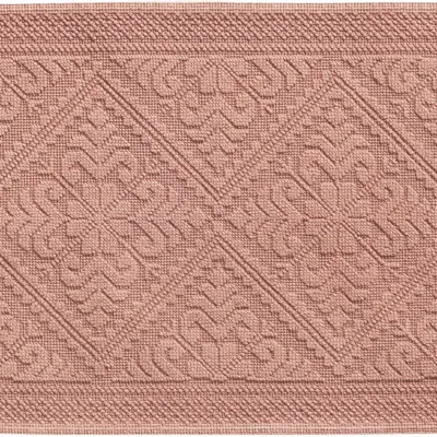 Autres linges de bain - Tapis de bain uni Enzo Argile 54 x 64 - MAISON VIVARAISE - SDE VIVARAISE WINKLER