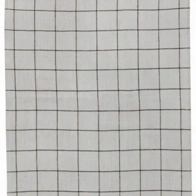 Dish towels - Kitchen Towel Metis Kilia Checkes Ecru 50 X 70 - MAISON VIVARAISE - SDE VIVARAISE WINKLER
