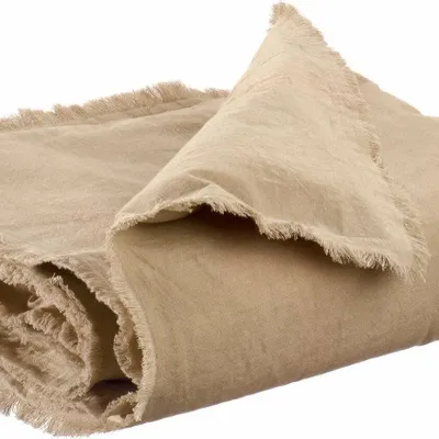 Linge de lit - Édredon uni Laly Galet 85 x 200 - MAISON VIVARAISE - SDE VIVARAISE WINKLER