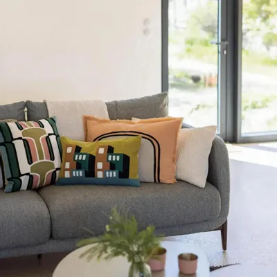 Cushions - Tana Cushion Crème 40 X 65 - MAISON VIVARAISE - SDE VIVARAISE WINKLER