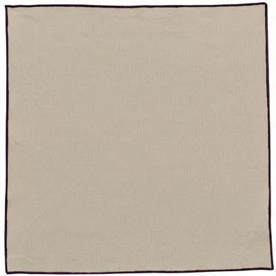 Napkins - Recycled Napkin Grace Ficelle 40 X 40 - MAISON VIVARAISE - SDE VIVARAISE WINKLER