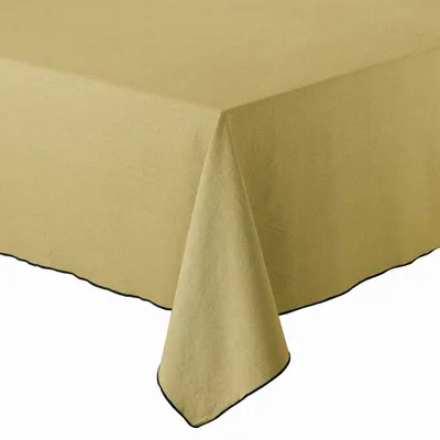 Table cloths - Recycled Tablecloth Grace Kaki 140 X 250 - MAISON VIVARAISE - SDE VIVARAISE WINKLER