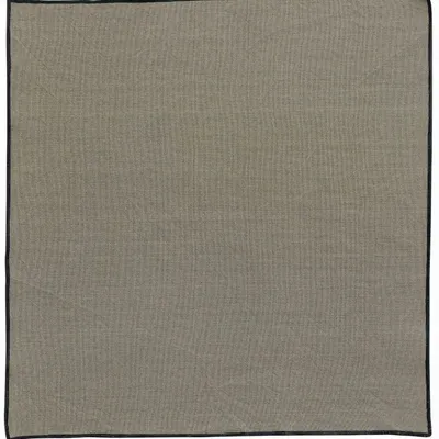 Serviettes - Serviette de table recyclée Grace Ombre 40 x 40 - MAISON VIVARAISE - SDE VIVARAISE WINKLER