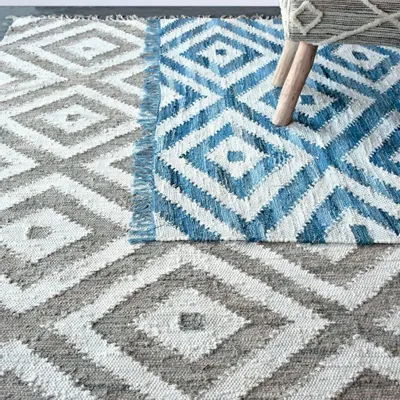 Rugs - Rug Soraya Bleu 160 X 230 - MAISON VIVARAISE - SDE VIVARAISE WINKLER