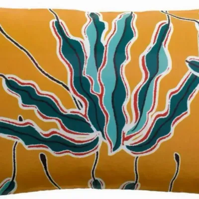 Coussins - Coussin imprimé Alga outdoor Bronze 30 x 50 - MAISON VIVARAISE - SDE VIVARAISE WINKLER