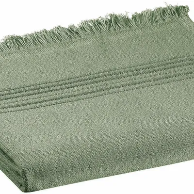Linge de lit - Drap hammam Cancun Thym 90 x 180 - MAISON VIVARAISE - SDE VIVARAISE WINKLER