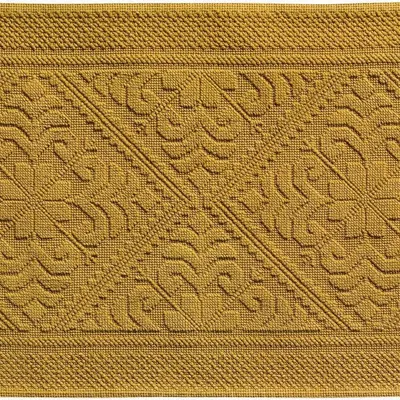 Other bath linens - Enzo Bath Mat Safran 54 X 110 - MAISON VIVARAISE - SDE VIVARAISE WINKLER