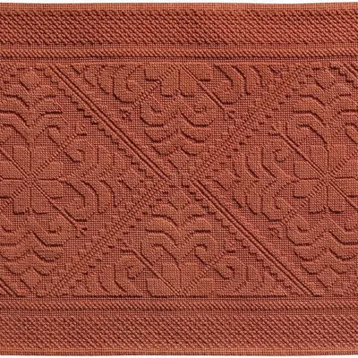 Autres linges de bain - Tapis de bain uni Enzo Sienne 54 x 110 - MAISON VIVARAISE - SDE VIVARAISE WINKLER