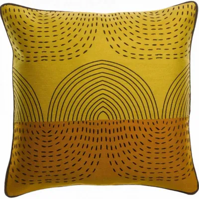 Coussins - Coussin brodé Etna Mirabelle 45 x 45 - MAISON VIVARAISE - SDE VIVARAISE WINKLER