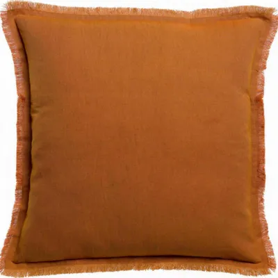 Cushions - Plain Cushion Laly Cuivre 45 X 45 - MAISON VIVARAISE - SDE VIVARAISE WINKLER