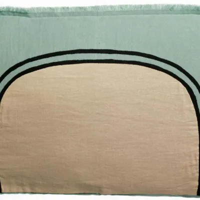 Cushions - Laly Bicolore Two-Tone Cushion Opaline 40 X 65 - MAISON VIVARAISE - SDE VIVARAISE WINKLER