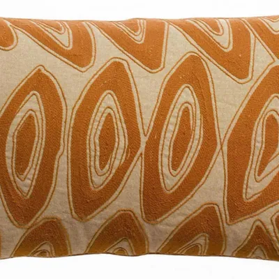Coussins - Coussin brodé Leya Cuivre 40 x 65 - MAISON VIVARAISE - SDE VIVARAISE WINKLER