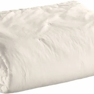 Linge de lit - Jeté de lit Tika Neige 240 x 260 - MAISON VIVARAISE - SDE VIVARAISE WINKLER