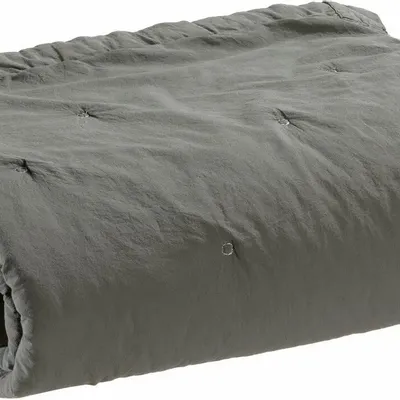 Linge de lit - Jeté de lit Tika Tonnerre 260 x 260 - MAISON VIVARAISE - SDE VIVARAISE WINKLER