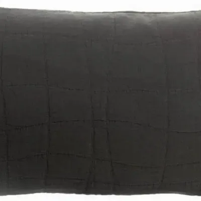 Coussins - Coussin recyclé Titou Carbone 30 x 50 - MAISON VIVARAISE - SDE VIVARAISE WINKLER