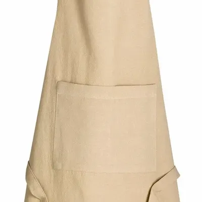 Aprons - Ada Camel 72 x 85" Recycled Cooking Apron - MAISON VIVARAISE - SDE VIVARAISE WINKLER