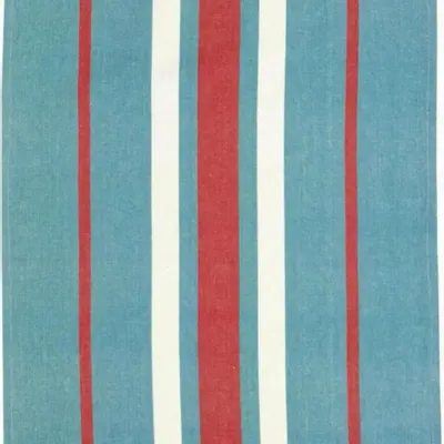 Dish towels - Washed Recycled Tea Towel Yuna Bleu 50 X 70 - MAISON VIVARAISE - SDE VIVARAISE WINKLER