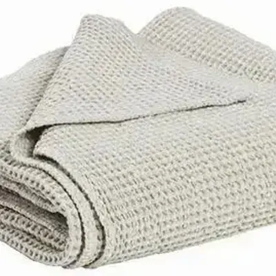 Linge de lit - Jeté recyclé Maia Lin 260 x 260 - MAISON VIVARAISE - SDE VIVARAISE WINKLER
