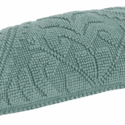 Other bath linens - Enzo plain bath mat Vert de gris 70 X 140 - MAISON VIVARAISE - SDE VIVARAISE WINKLER