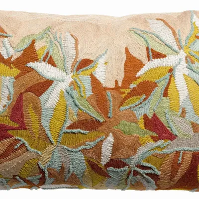Cushions - Embroidered Cushion Alina Dragée 40 X 65 - MAISON VIVARAISE - SDE VIVARAISE WINKLER