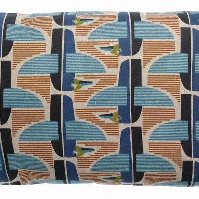 Cushions - Farel Printed Cushion Multico 40 X 65 - MAISON VIVARAISE - SDE VIVARAISE WINKLER