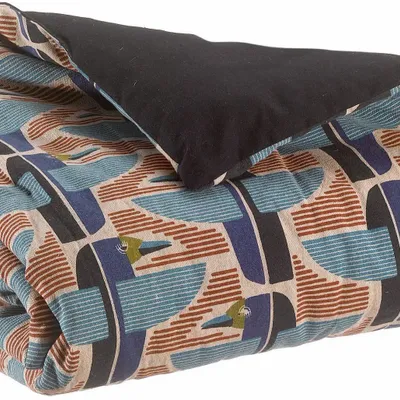 Throw blankets - Farel Printed Comforter Multico 85 X 200 - MAISON VIVARAISE - SDE VIVARAISE WINKLER