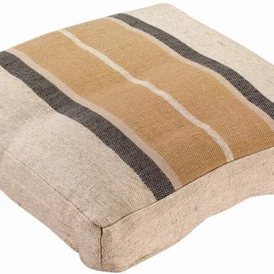 Coussins - Coussin de sol Gatsby Sienne 55 x 55 x 10 cm - MAISON VIVARAISE - SDE VIVARAISE WINKLER