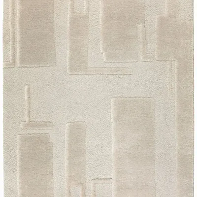 Rugs - Louka Rug Ivoire 160 X 230 X 2 - MAISON VIVARAISE - SDE VIVARAISE WINKLER