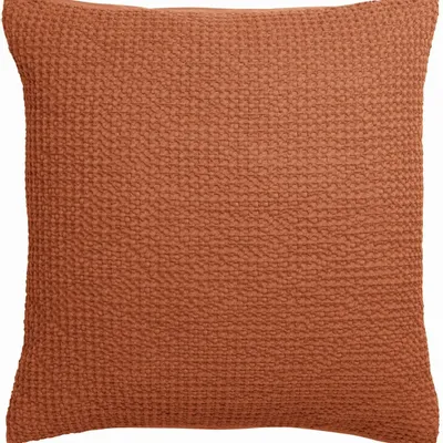 Cushions - Recycled Cushion Maïa Cuivre 45 X 45 - MAISON VIVARAISE - SDE VIVARAISE WINKLER