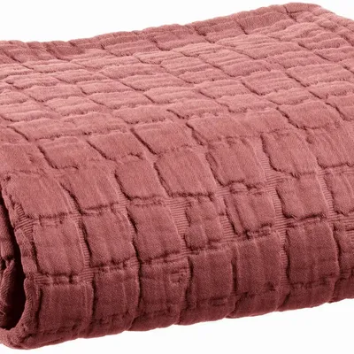 Plaids - Plaid Swami Sienne 130 x 200 - MAISON VIVARAISE - SDE VIVARAISE WINKLER