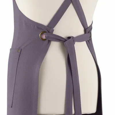 Aprons - Recycled kitchen apron with pockets Artisan Ombre 72 X 85 - MAISON VIVARAISE - SDE VIVARAISE WINKLER