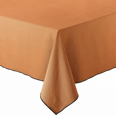 Table cloths - Recycled Tablecloth Grace Caramel 140 X 250 - MAISON VIVARAISE - SDE VIVARAISE WINKLER