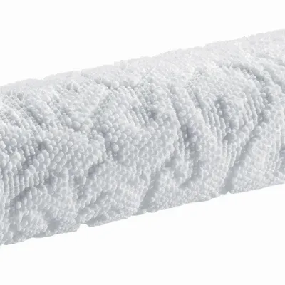 Other bath linens - Gilda Bath Mat Neige 54 X 64 - MAISON VIVARAISE - SDE VIVARAISE WINKLER